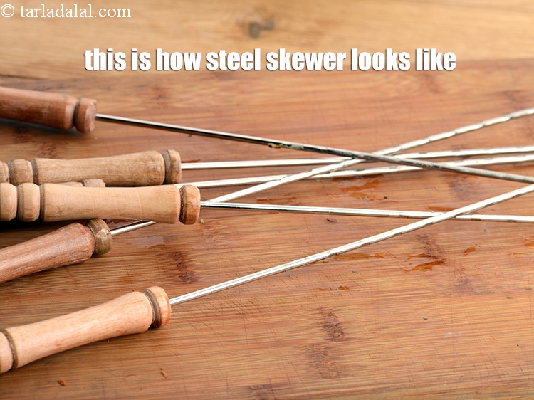 Step 38 – This is how steel skewer looks like.