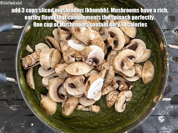 Step 35 – Add&nbsp;<meta charset="UTF-8" />3 cups&nbsp;<a href="glossary-sliced-mushrooms-747i">sliced mushrooms (khumbh)</a>.&nbsp;<meta charset="UTF-8" />Mushrooms have a rich, earthy flavor that …