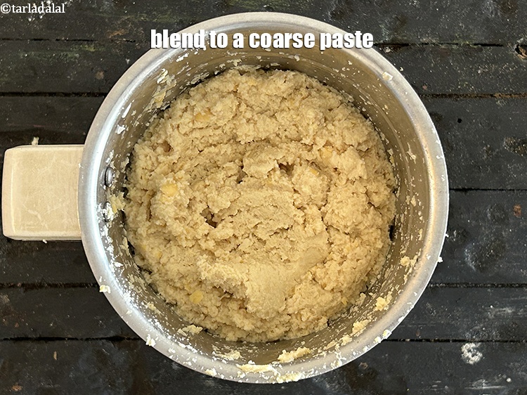 Step 36 – Blend&nbsp;to a coarse paste.