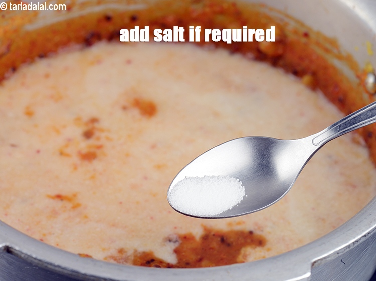 Step 36 – Add salt to taste (if required).