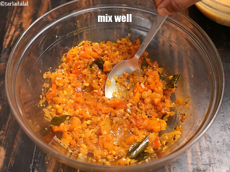 Step 35 – Once cooked mix well.