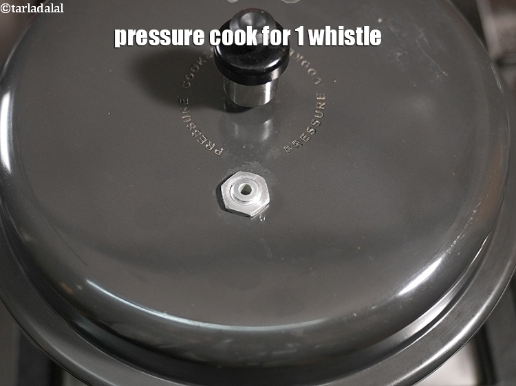 Step 35 – Pressure cook for 1 whistle.
