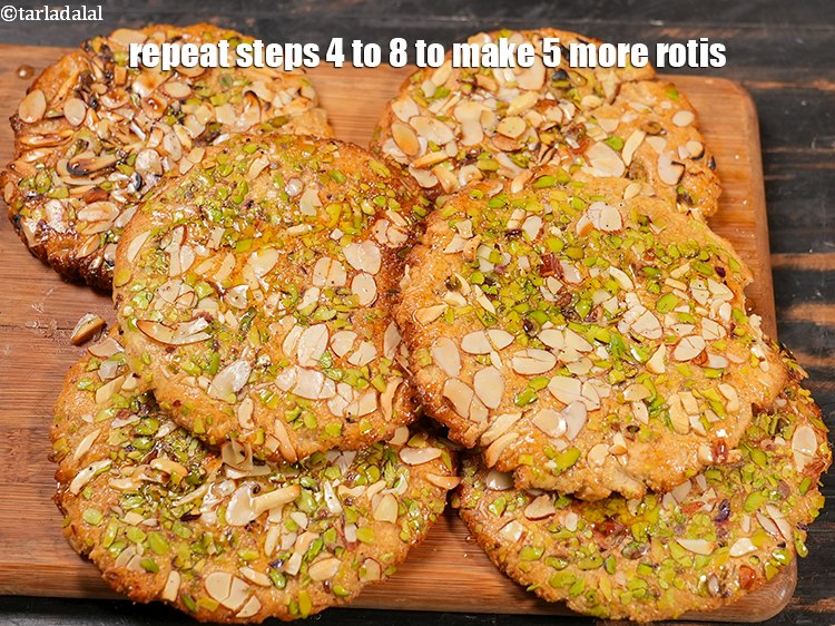 स्टेप 35 – 5 और शाही शीरमाल बनाने के लिए विधि क्रमांक 4 …