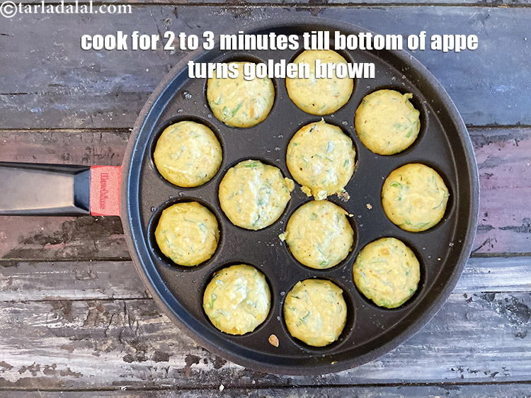 Step 36 – Check if bottom of appe is gloden brown by using a wooden appe stick or …