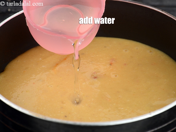 Step 36 – Add &frac12; cup of water.