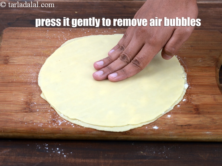 Step 37 – Press it gently to remove air bubbles.