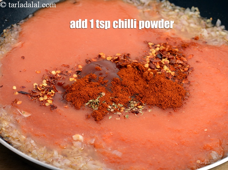 Step 37 – Add 1 tsp <a href="https://www.tarladalal.com/glossary-chilli-powder-red-chilli-powder-339i">chilli powder</a>.