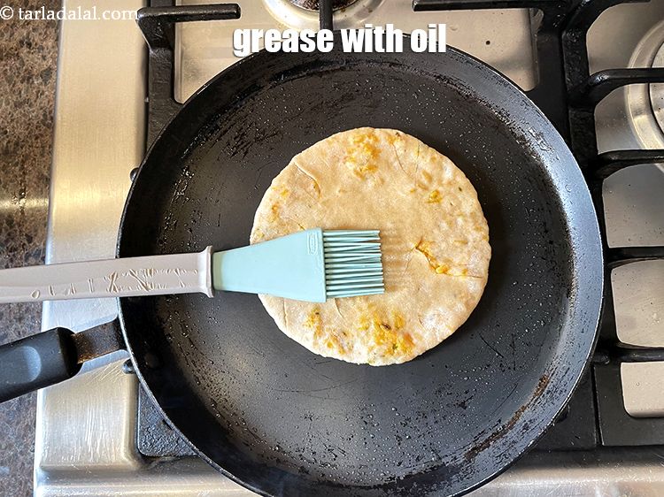 Step 39 – <meta charset="UTF-8" />Then grease the top with oil.&nbsp;