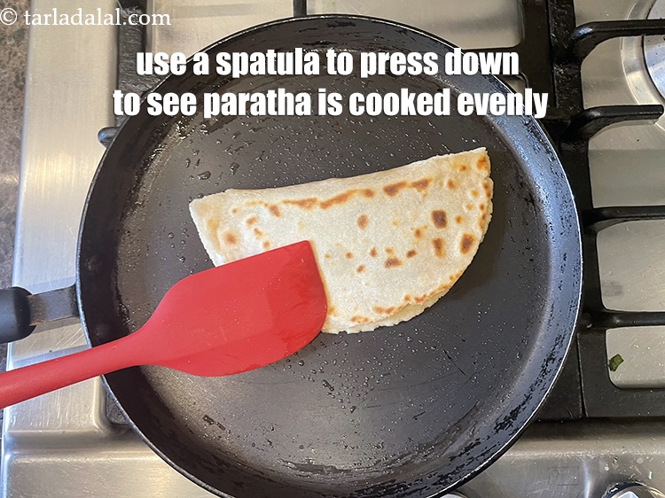 Step 37 – <meta charset="UTF-8" />Cook the other side the same way and use a spatula to press …