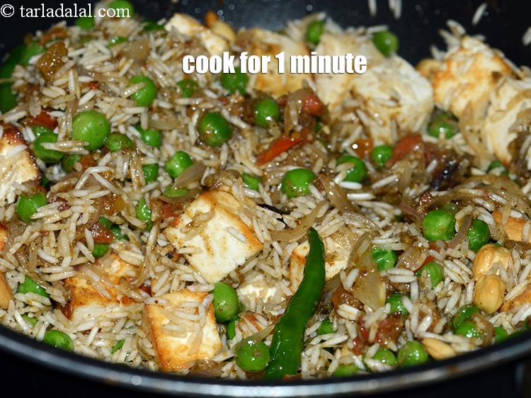 Step 35 – Cook on a medium flame for 1 minute, while stirring occasionally.