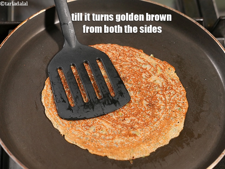 Step 36 – Till it turns golden brown from both the sides.
