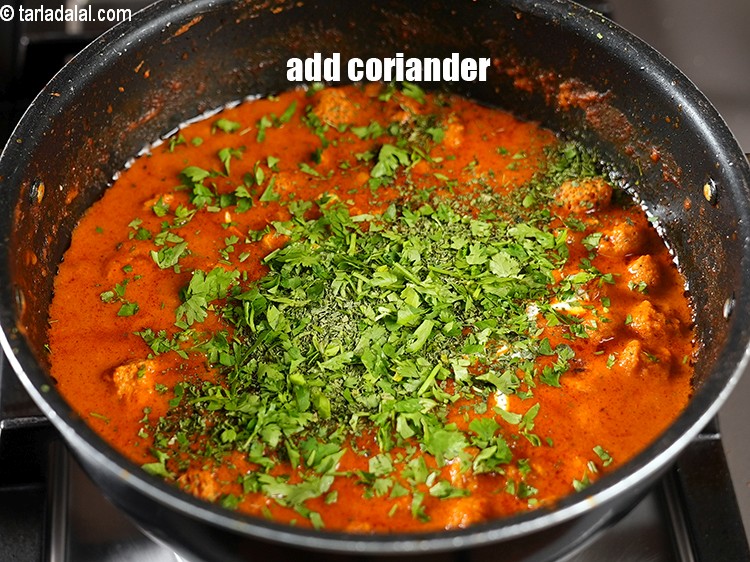 Step 43 – Add 2 tbsp finely chopped coriander.