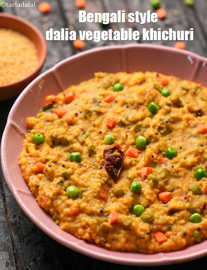 Step 37 – Serve <strong>lapsi khichdi</strong> hot.