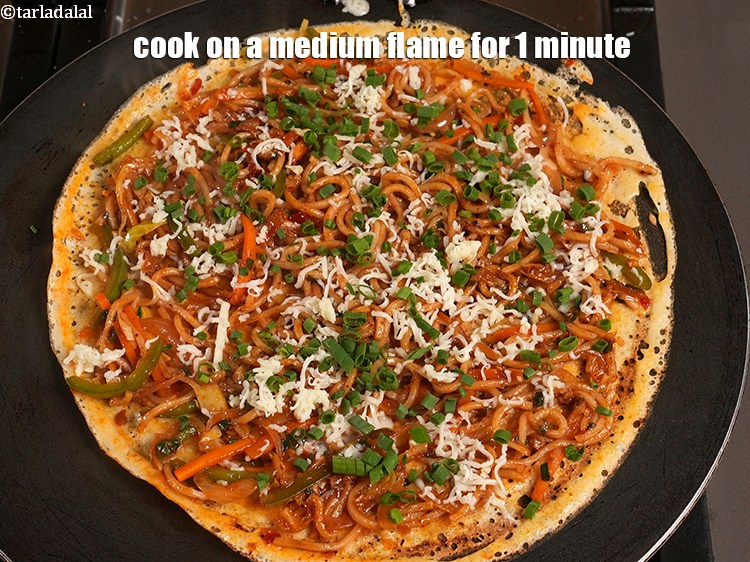 Step 36 – Cook on a medium flame for 1 minute.