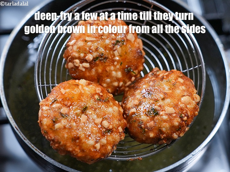 Step 36 – Deep-fry a few at a time, on a medium flame till they turn golden brown …