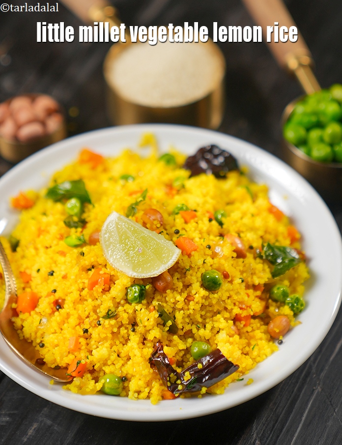 Step 36 – Serve <strong>sama lemon rice recipe&nbsp;|&nbsp;little millet vegetable lemon rice&nbsp;|&nbsp;healthy barnyard millet lemon rice&nbsp;|&nbsp;</strong>immediately.
