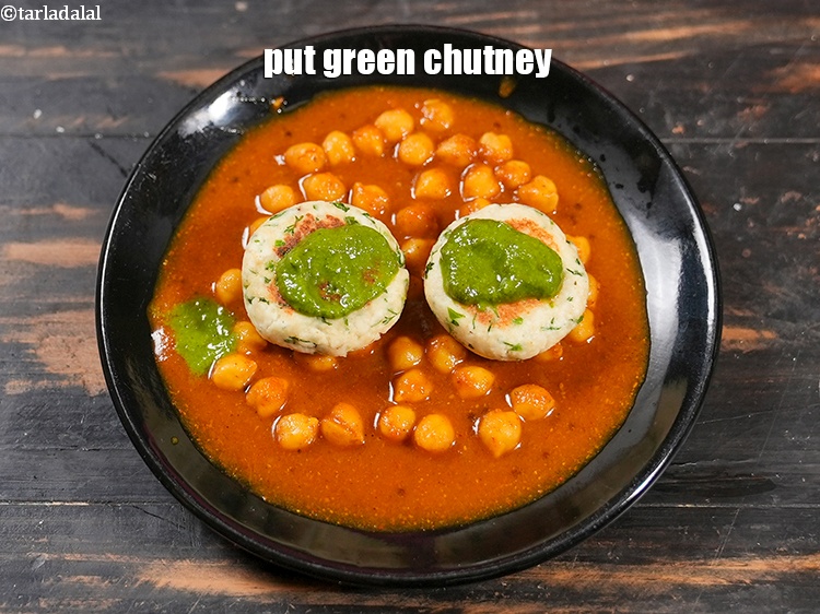 Step 35 – Put 1 tsp <a href="https://www.tarladalal.com/green-chutney-22266r">green chutney</a>.