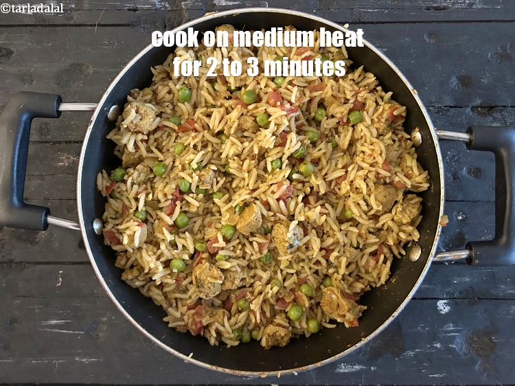 Step 42 – <meta charset="UTF-8" /> Cook on medium heat for 2 to 3 minutes in a kadhai.