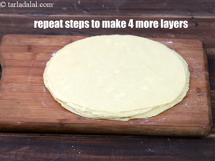 Step 38 – Similary, repeat steps to make 4 more layers.