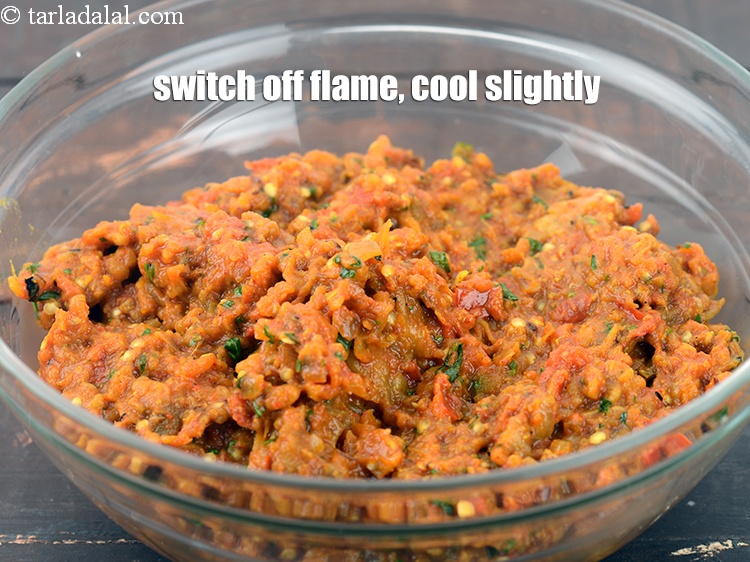 Step 36 – Switch off the flame, cool slightly.