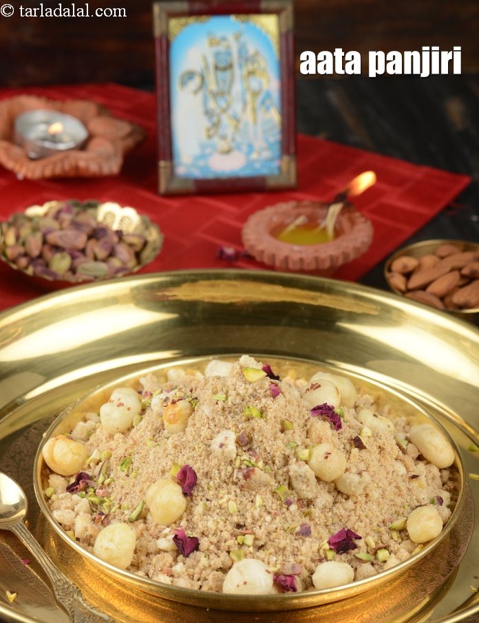 Step 37 – Serve <strong>panjiri recipe | aata panjiri | janmashtami prasad | wheat panjeeri | </strong>or use …