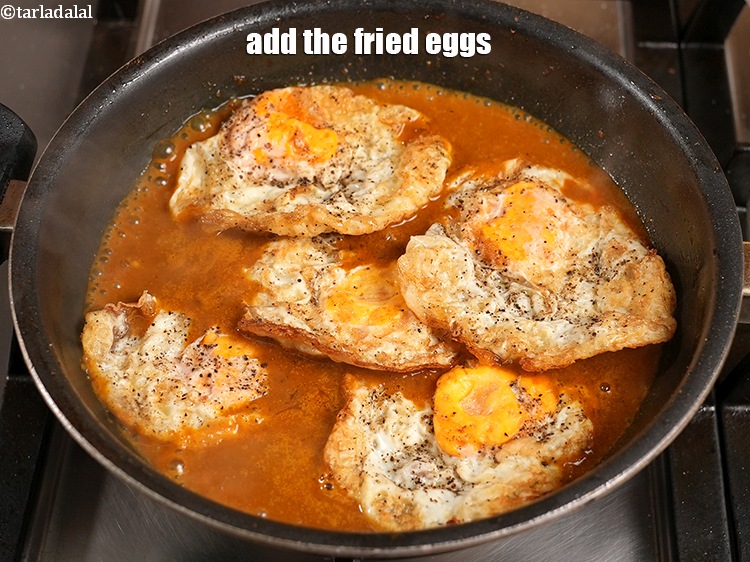 Step 37 – Add the fried eggs.