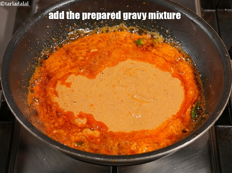 Step 37 – Add the prepared gravy mixture.