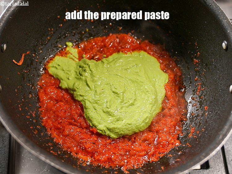 Step 38 – Add the prepared paste.