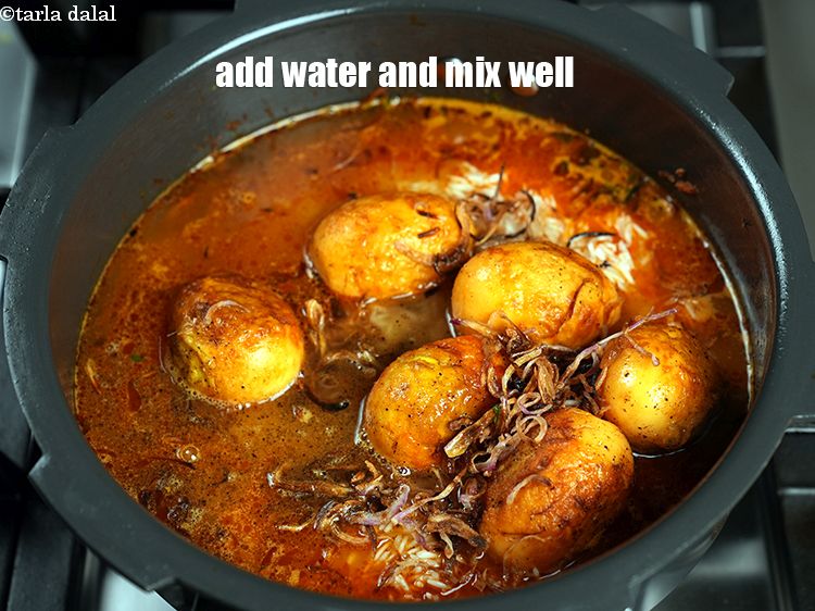 Step 38 – Add 1&frac12; cups water and mix well.