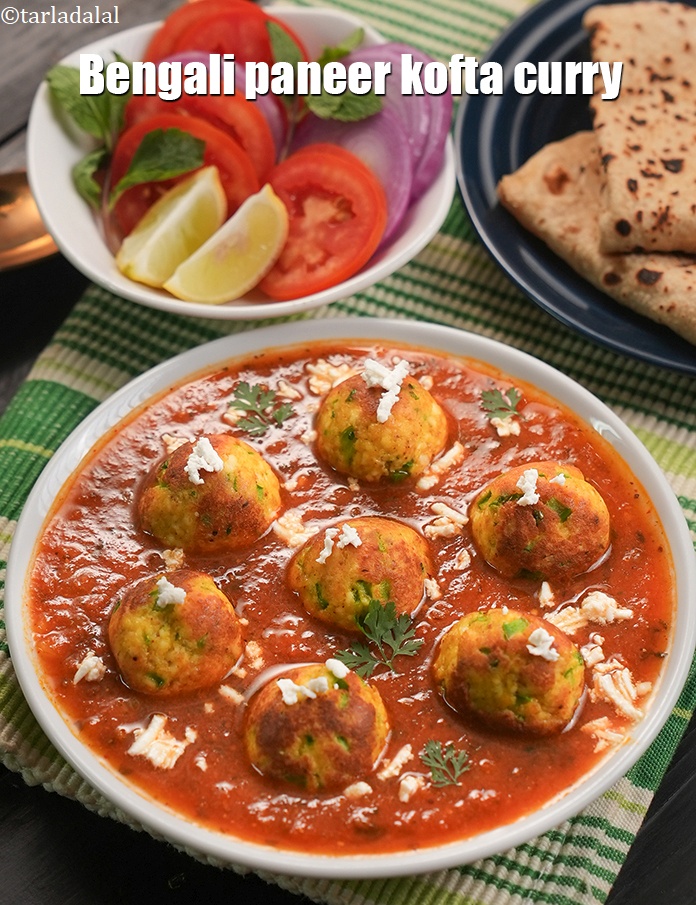 Step 39 – Serve <strong>chanar kofta dalna recipe&nbsp;|&nbsp;Bengali paneer kofta curry&nbsp;|&nbsp;healthy chanar borar dalna sabzi&nbsp;|</strong> hot garnished with …