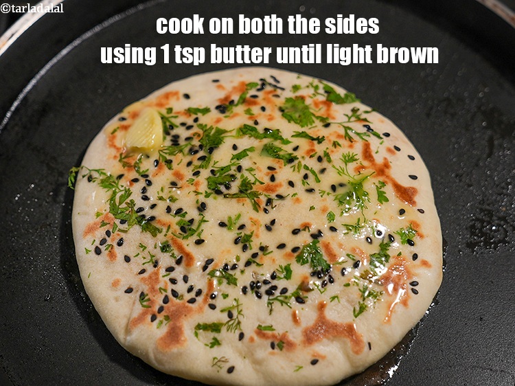 Step 38 – Cook it on medium flame for both the sides using 1 tsp butter for each …