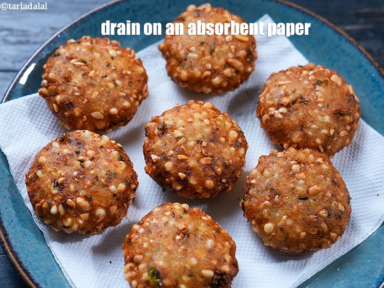 Step 37 – Drain on an absorbent paper.