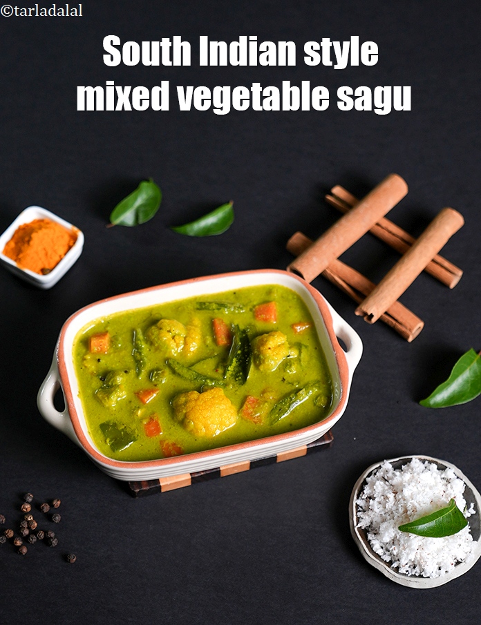 स्टेप 38 – <strong>वेजिटेबल</strong>&nbsp;<strong> सागू को</strong>&nbsp;धनिये से सजाकर गरमागरम&nbsp;परोसें&nbsp;।