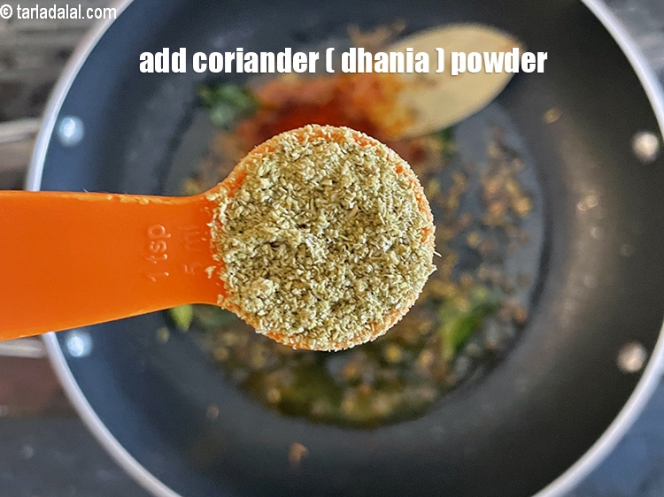 Step 38 – Add&nbsp;<meta charset="UTF-8" />2 tsp&nbsp;<a href="glossary-coriander-powder-dhania-powder-370i">coriander (dhania) powder</a>.