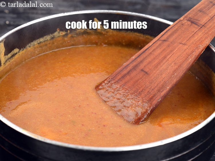 Step 38 – Cook on a medium flame for 5 minutes.