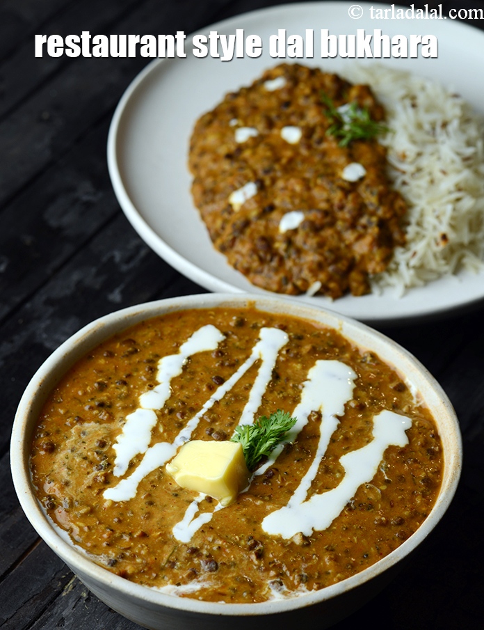 Step 37 – Serve <strong>dal bukhara recipe | restaurant style dal bukhara | Punjabi style black urad dal …