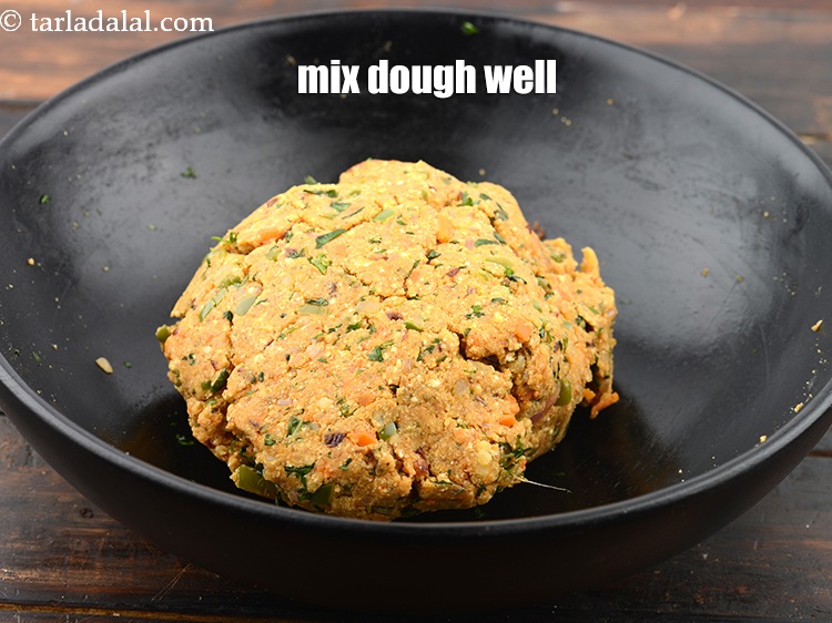 Step 37 – Mix the dough well.