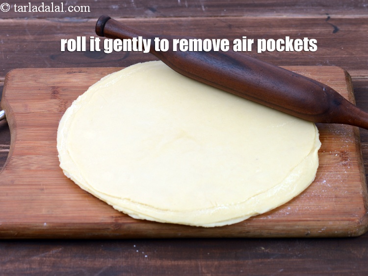 Step 39 – Roll it gently to remove air pockets.