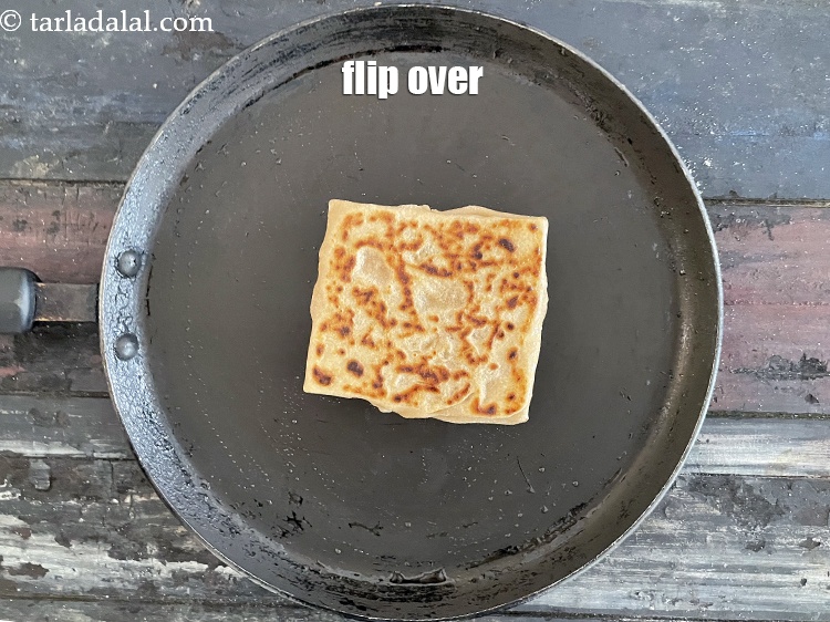 Step 39 – Flip over and cook the other side the same way.