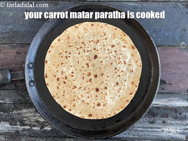 Step 39 – <meta charset="UTF-8" />Flip and cook till golden brown.&nbsp;Your paratha is ready.&nbsp;
