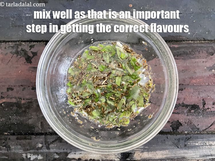 Step 37 – Mix well and keep aside.