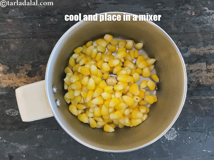 Step 6 – Cool and place in a mixer.