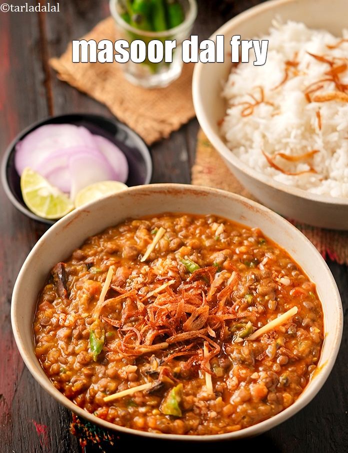 Step 38 – Serve <strong>masoor dal tadka recipe | masoor dal fry | kali masoor dal tadka |</strong> …
