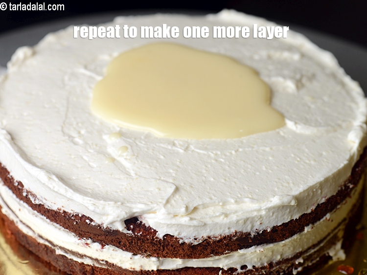 Step 42 – Repeat steps to make one more icing layer.