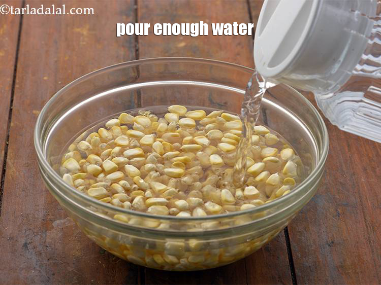 Step 3 – Pour enough water.