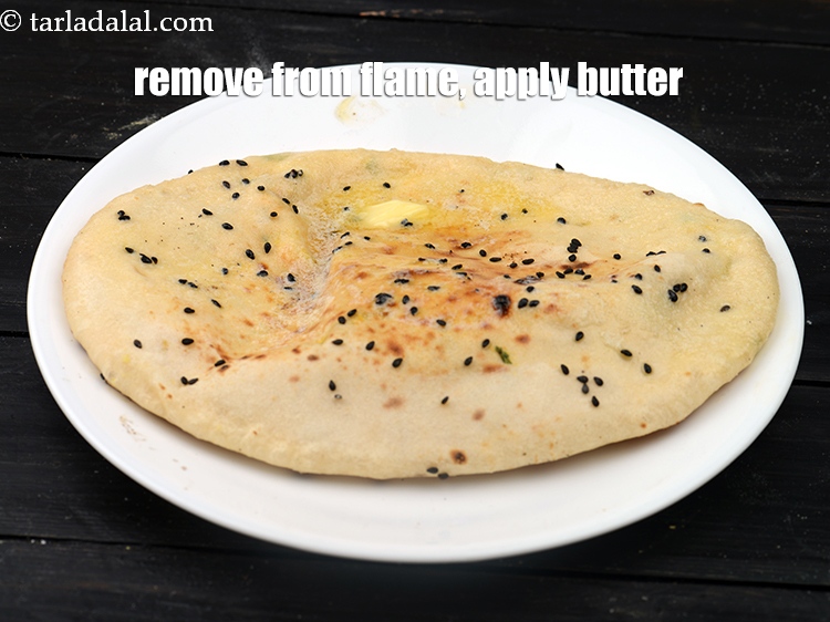 Step 41 – Remove from the flame, apply 1 tsp butter.