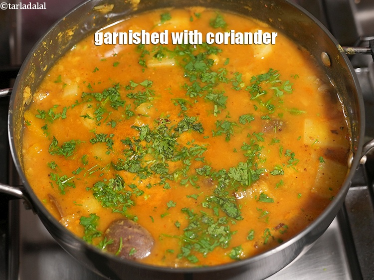 Step 39 – Garnished with coriander.