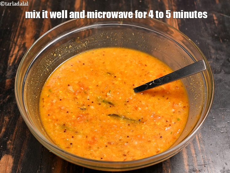 Step 39 – Mix it well and microwave for 4 to 5 minutes.