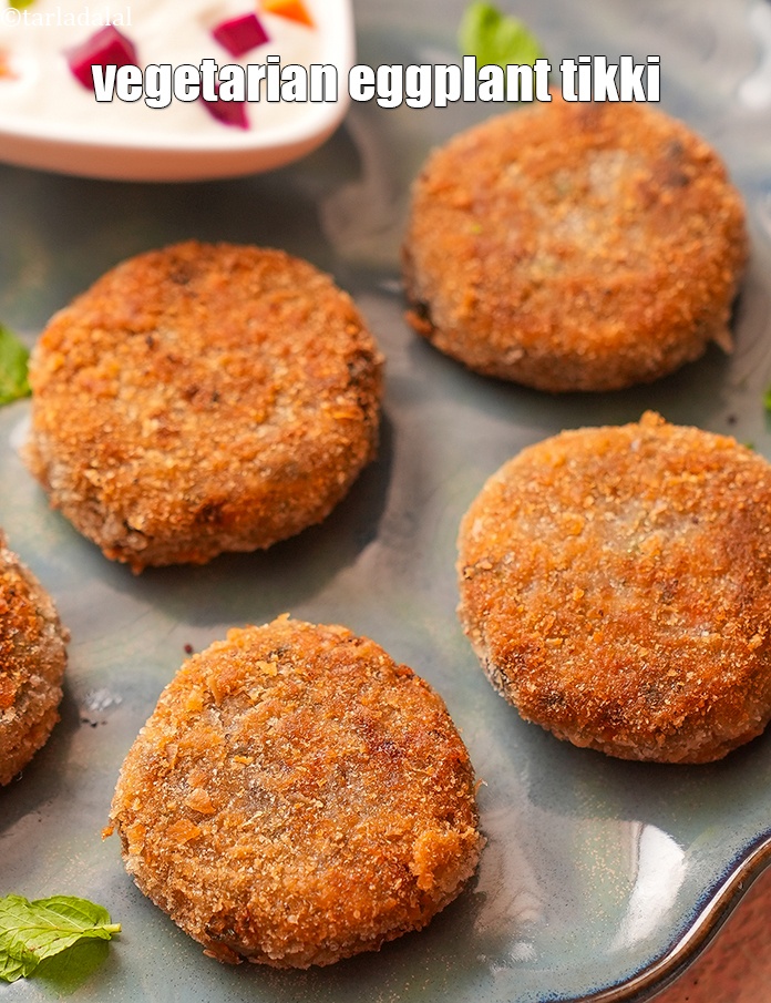 Step 40 – Serve <strong>brinjal cutlet</strong> hot.