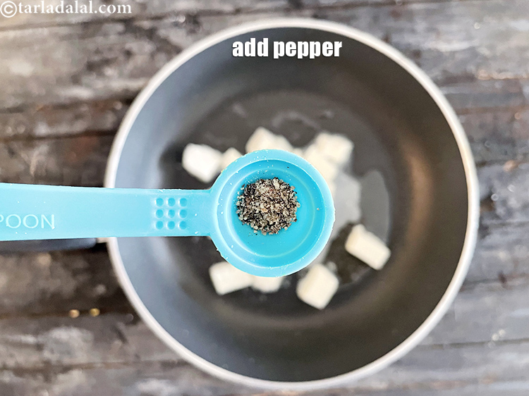 Step 27 – Add freshly ground pepper.